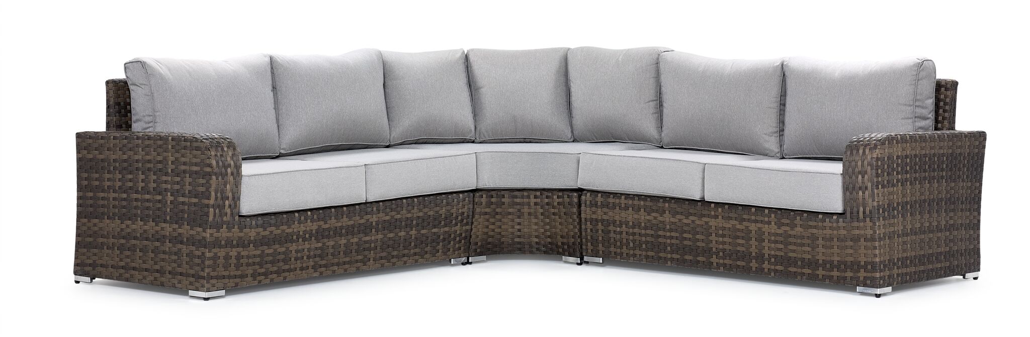 Whispering Pine 3 - Piece Outdoor Sectional - Dark Grey