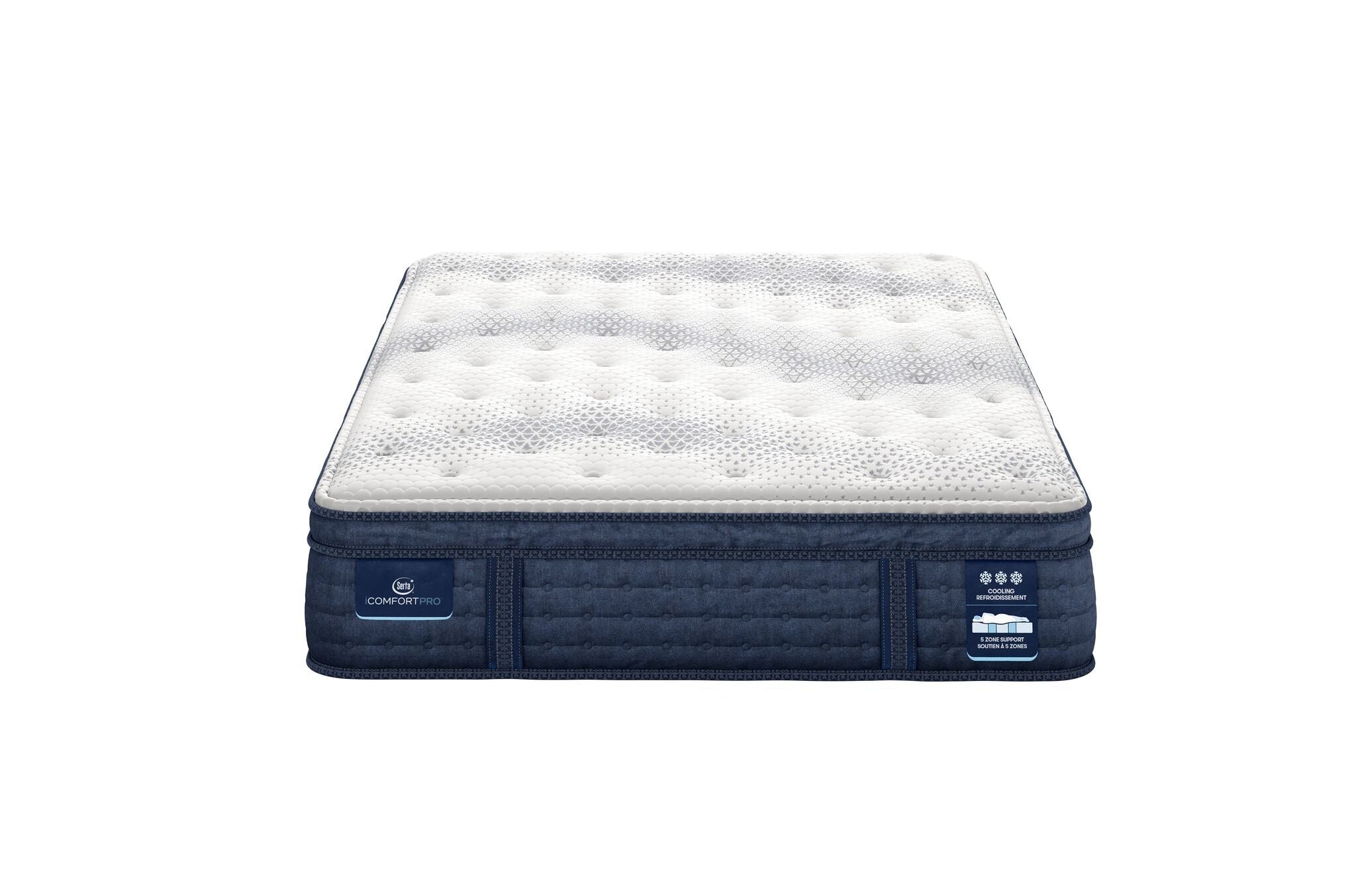 Serta iComfort PRO Whitby Plush Twin XL Mattress and Boxspring Set