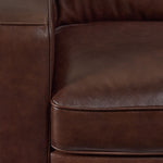 Wilmington Leather Sofa and Chair Set - Dark Brown