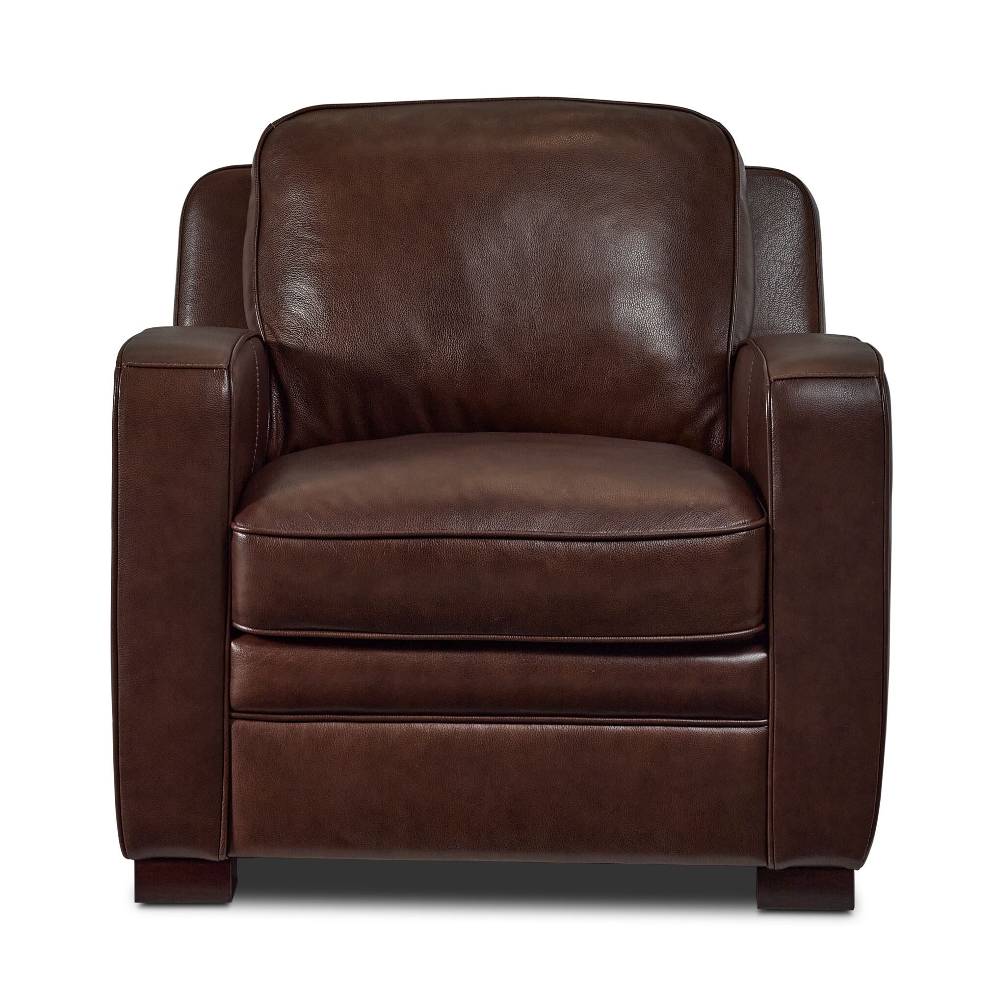 Wilmington Leather Chair - Dark Brown