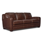 Wilmington Leather Sofa - Dark Brown