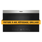 Whirlpool Four micro-ondes 1,1 pi³ avec hotte intégrée acier inoxydable résistant aux traces de doigts YWMMF7330RZ--
