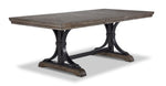 Yorkshire Extendable Dining Table - Warm Grey