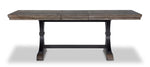 Yorkshire Extendable Dining Table - Warm Grey