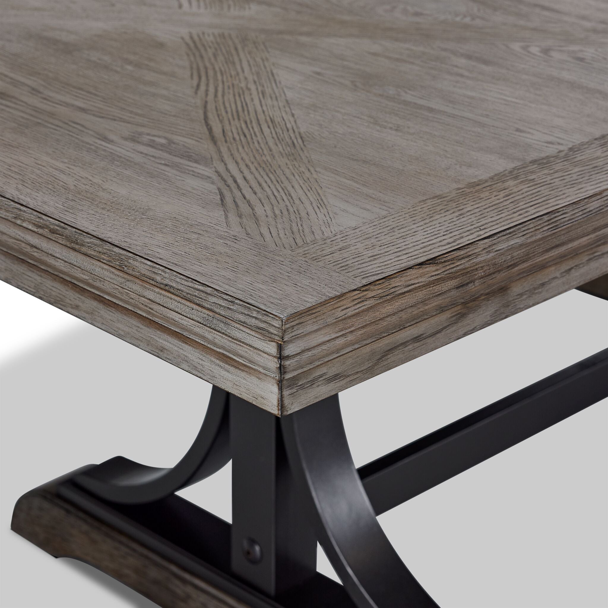 Yorkshire Extendable Dining Table - Warm Grey