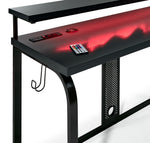 Zander II L-Shaped Gaming Computer Desk - Grey