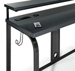 Zander II L-Shaped Gaming Computer Desk - Grey