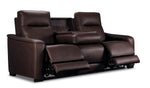 In Harmony - Zeppelin Power Reclining Sofa - Brown