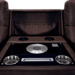 In Harmony - Zeppelin Power Reclining Sofa - Brown