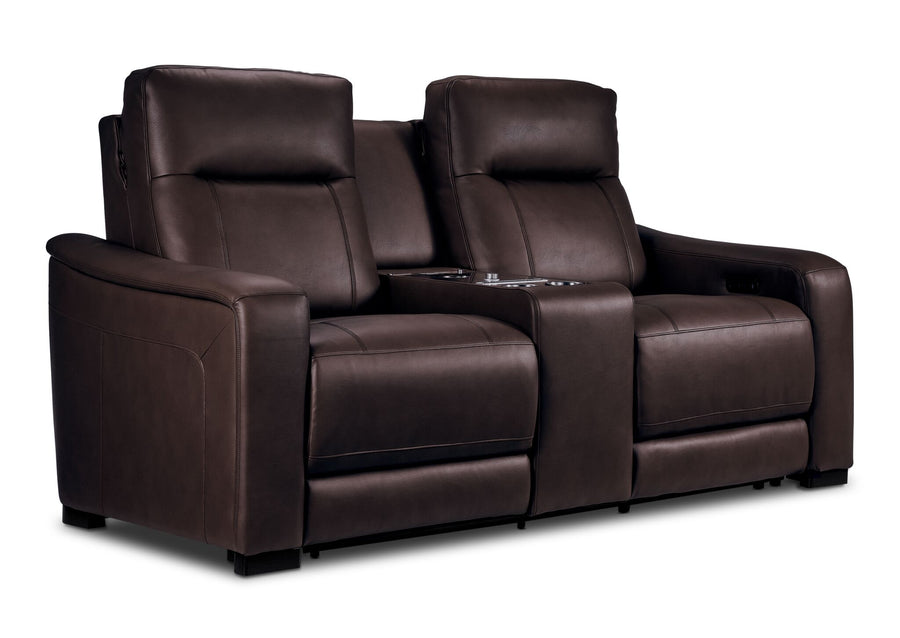 In Harmony - Zeppelin Power Reclining Loveseat - Brown