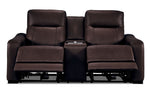In Harmony - Zeppelin Power Reclining Loveseat - Brown