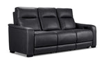 In Harmony - Zeppelin Power Reclining Sofa and Recliner Set- Dark Grey