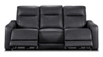 In Harmony - Zeppelin Power Reclining Sofa - Dark Grey