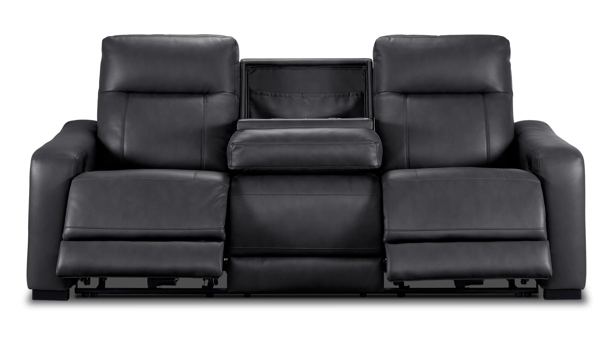 In Harmony - Zeppelin Power Reclining Sofa - Dark Grey