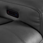 In Harmony - Zeppelin Power Reclining Sofa - Dark Grey