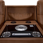 In Harmony - Zeppelin Power Reclining Sofa - Tan