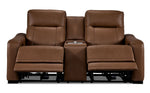 In Harmony - Zeppelin Power Reclining Loveseat - Tan