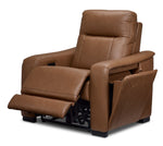 In Harmony - Zeppelin Power Reclining Sofa and Recliner Set- Tan