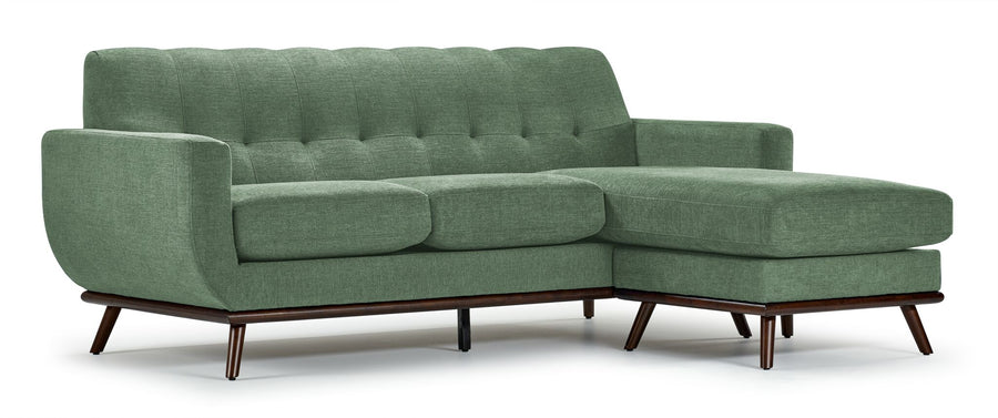 Ziva Chaise Sofa - Green
