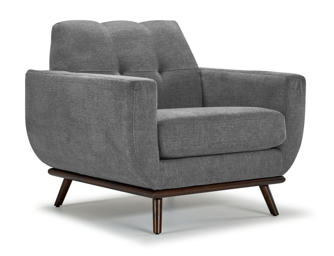 Ziva Sofa, Loveseat and Chair Set - Grey