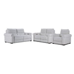 Zoey Power Reclining Sofa, Loveseat and Recliner Set - Natural