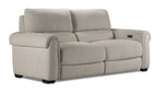 Zoey Power Reclining Sofa and Loveseat Set - Birch