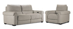 Zoey Power Reclining Sofa and Recliner Set - Birch