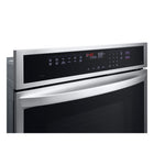 LG Stainless Steel 29.75" Smart Single Wall Oven with 
True Convection, InstaView®, Air Fry and 
Steam Sous Vide (4.7 Cu. Ft.) - WSEP4727F
