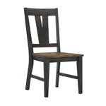 Addie Splat-Back Dining Chair - Brown