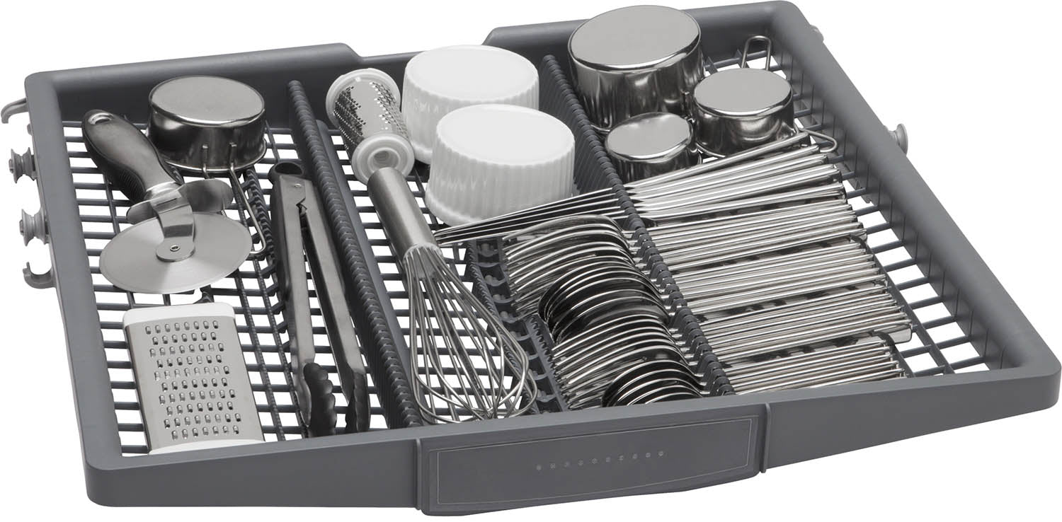 Bosch White 24" Smart Dishwasher with Home Connect, Third Rack - SHX5AEM2N