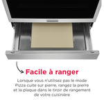 Frigidaire Gallery Cuisinière électrique 6,2 pi³ autonome avec pierre à pizza acier inoxydable GCFE307CBF--