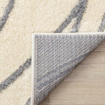 Sully 5'3" x 7'7" Circle Swirl Area Rug - Cream