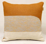 Kars 20" x 20" Decorative Cushion - Mustard/Charcoal/Off/White