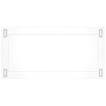 VICTORY Matte White 600 CFM Flush Ceiling Range Hood - Sunset-WH