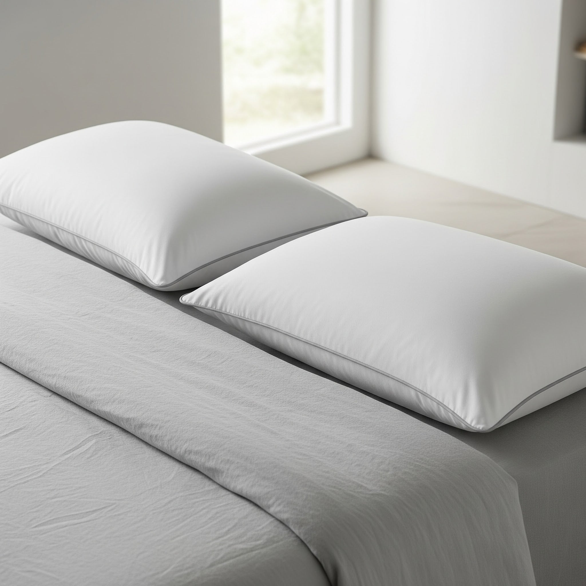 Cotton House 2 Pack 300 Thread Count Cotton Queen Pillow
