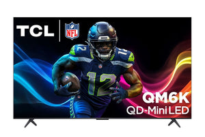 TCL Téléviseur intelligent 75 po QD mini DEL 4K UHD HDR avec Google TV 75QM6K
