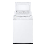 LG White Top Load Washer with Agitator and SlamProof® Glass Lid (4.8 Cu. Ft) -WT6105CW
