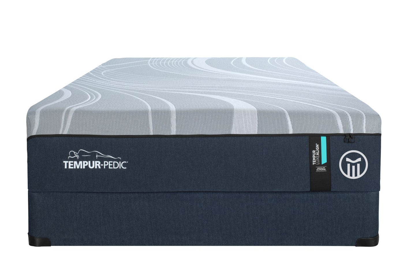 Tempur-Pedic LuxeAlign® 2.0 Medium Hybrid 13" Queen Mattress and Boxspring Set