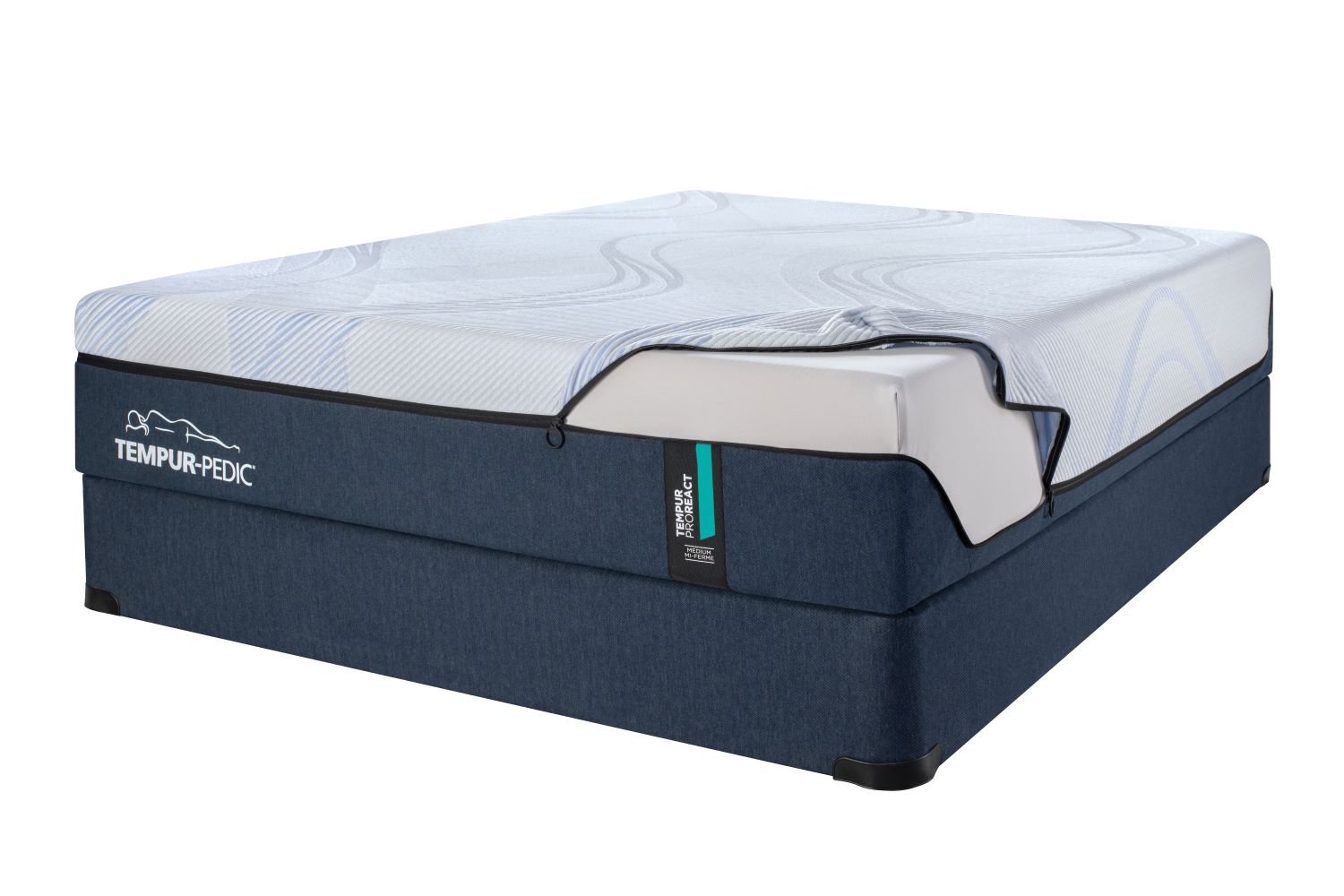 Tempur-Pedic Pro-React 2.0 Medium Twin XL Mattress and Boxspring Set