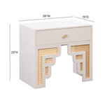 Massa Night Table - Cream