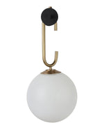 Birt Wall Sconce - Black/Brass/Frosted