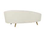 Blinkwater Velvet Sofa - Cream