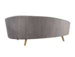 Blinkwater Velvet Sofa - Grey