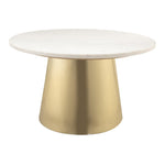 Asbes Coffee Table - Marble, Gold