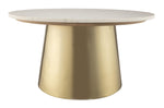 Asbes Coffee Table - Marble, Gold