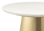 Asbes Coffee Table - Marble, Gold