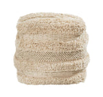 Watervail Textured Pouf