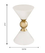 Anzac End Table - White