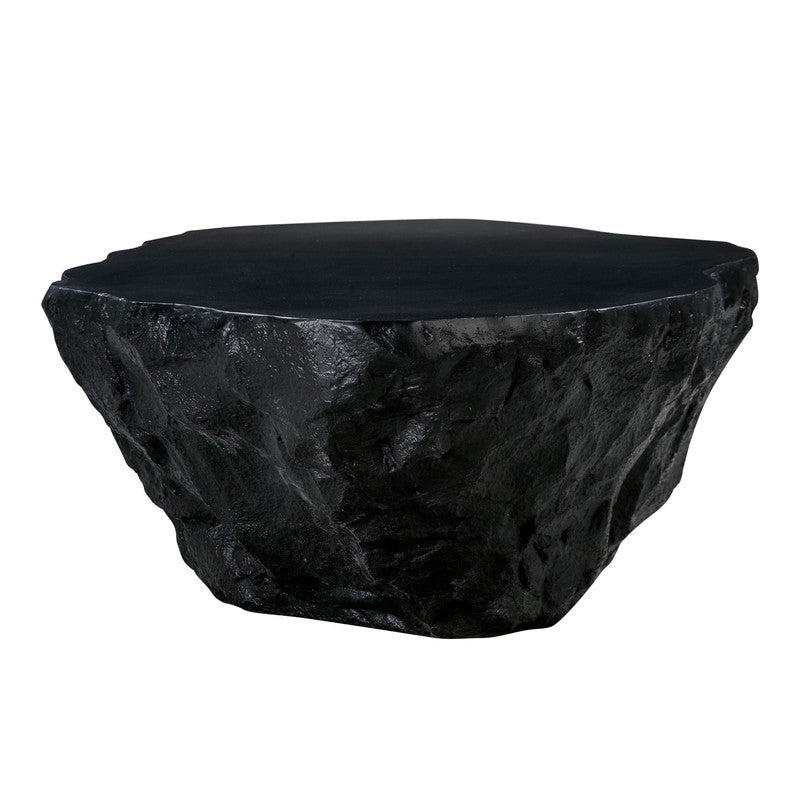 Bergamo Indoor/Outdoor Concrete Coffee Table - Black