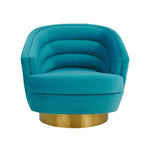 Berea Velvet Accent Chair - Blue